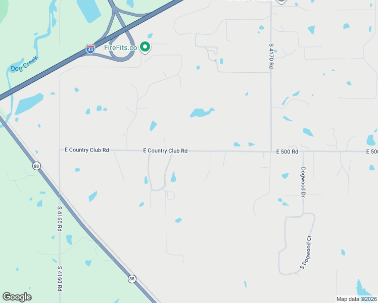 map of restaurants, bars, coffee shops, grocery stores, and more near 13622 East 500 Road in Claremore