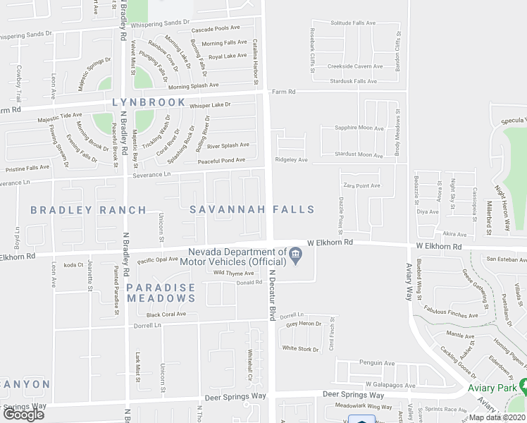 map of restaurants, bars, coffee shops, grocery stores, and more near 7316 Savannah Falls Street in Las Vegas