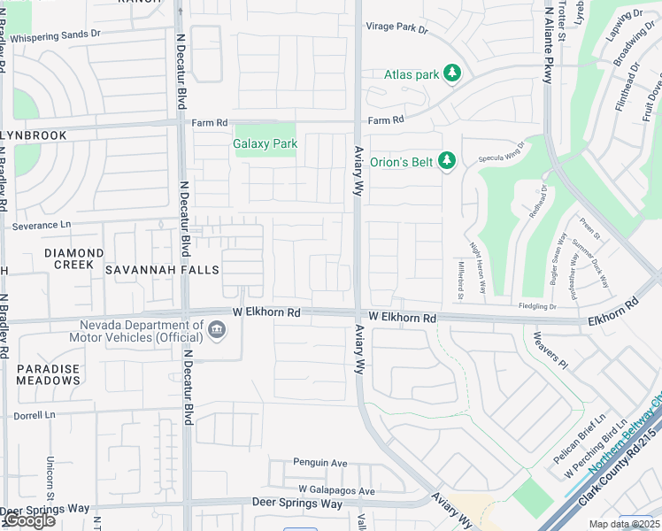 map of restaurants, bars, coffee shops, grocery stores, and more near 7415 Sunray Point Street in North Las Vegas