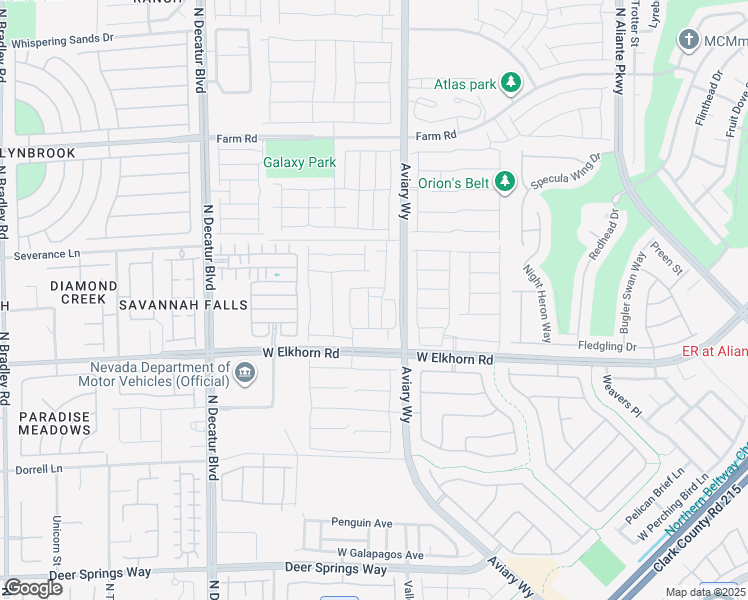 map of restaurants, bars, coffee shops, grocery stores, and more near 7415 Sunray Point Street in North Las Vegas