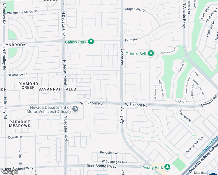 map of restaurants, bars, coffee shops, grocery stores, and more near 7315 Glistening Star Street in North Las Vegas