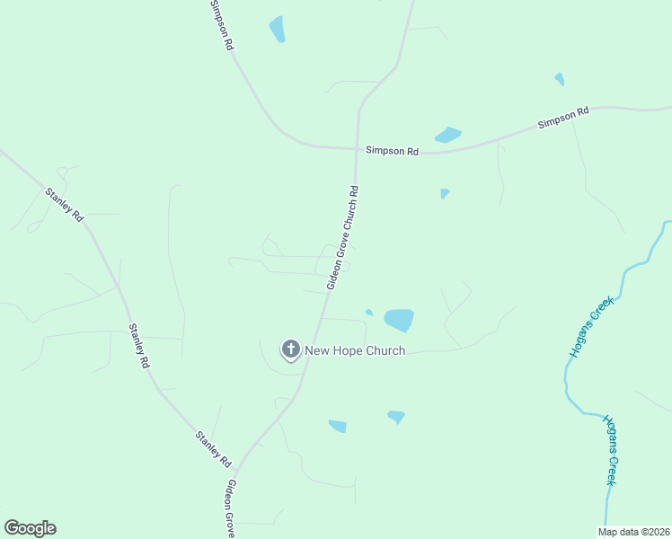 map of restaurants, bars, coffee shops, grocery stores, and more near Gideon Grove Church Road in Stokesdale