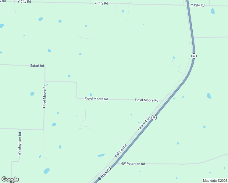 map of restaurants, bars, coffee shops, grocery stores, and more near 19204 Floyd Moore Road in Gentry