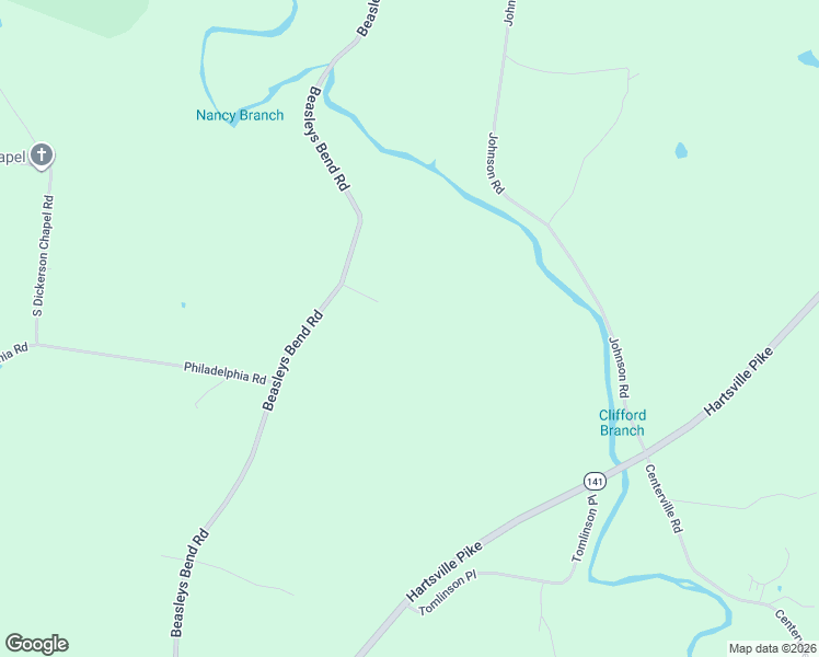 map of restaurants, bars, coffee shops, grocery stores, and more near 1389 Beasleys Bend Road in Lebanon