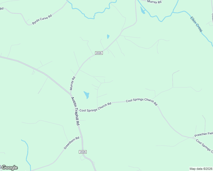 map of restaurants, bars, coffee shops, grocery stores, and more near 397 Crestbrooke Drive in Elkin