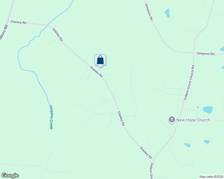 map of restaurants, bars, coffee shops, grocery stores, and more near 654 Stanley Road in Stokesdale