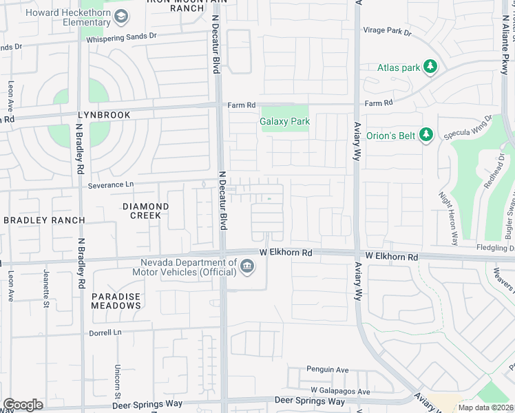 map of restaurants, bars, coffee shops, grocery stores, and more near 7352 Savannah Falls Street in Las Vegas