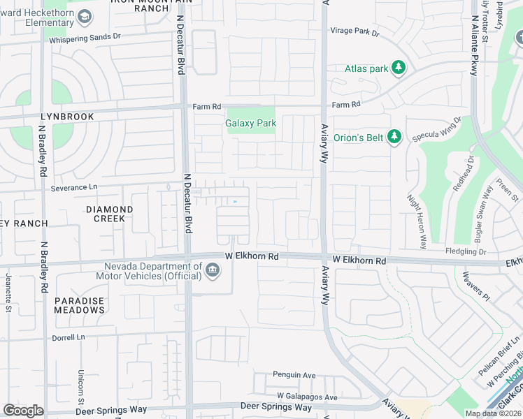 map of restaurants, bars, coffee shops, grocery stores, and more near 7322 Dazzle Point Street in North Las Vegas