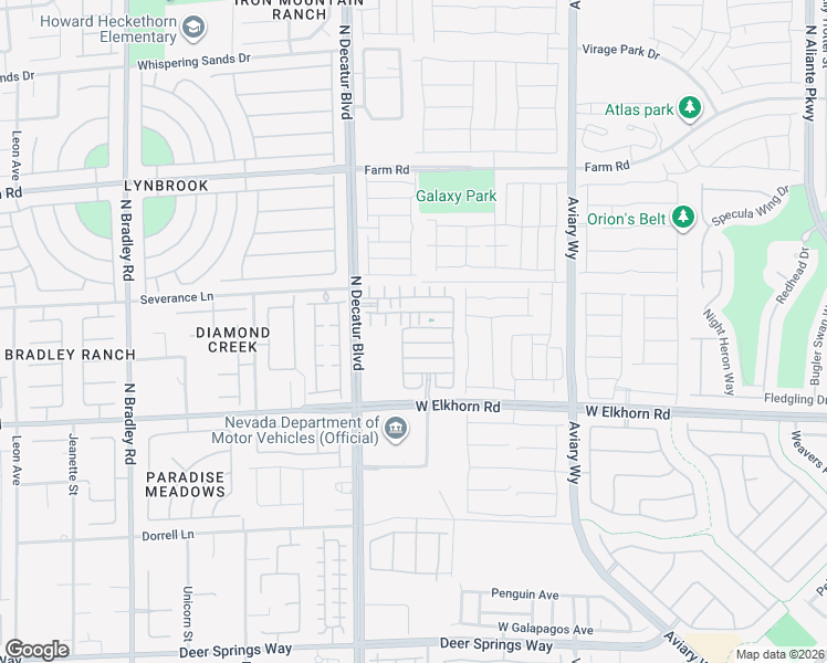 map of restaurants, bars, coffee shops, grocery stores, and more near 7352 Savannah Falls Street in Las Vegas
