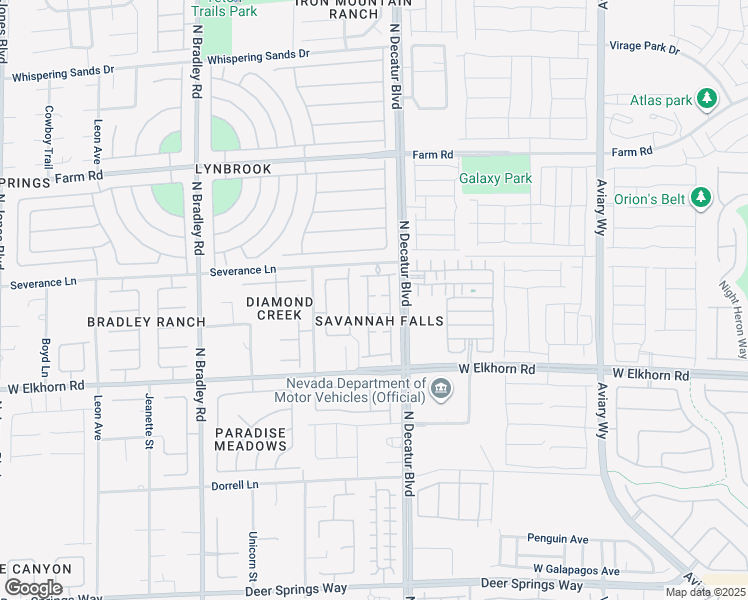map of restaurants, bars, coffee shops, grocery stores, and more near 7348 Zion Falls Street in Las Vegas