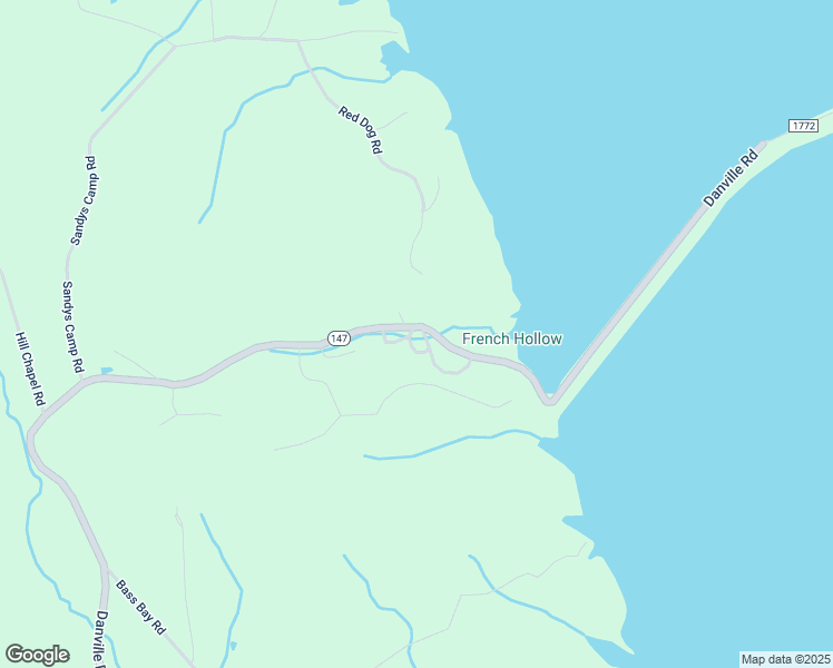 map of restaurants, bars, coffee shops, grocery stores, and more near 8899 Danville Road in Big Sandy
