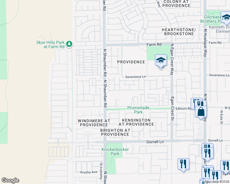 map of restaurants, bars, coffee shops, grocery stores, and more near 10641 Jamestown Square Avenue in Las Vegas