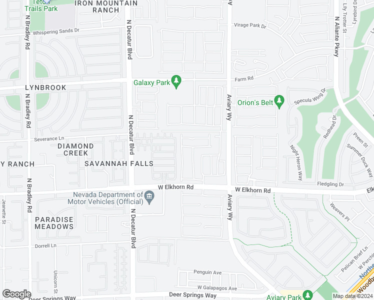 map of restaurants, bars, coffee shops, grocery stores, and more near 4489 Zara Point Avenue in North Las Vegas