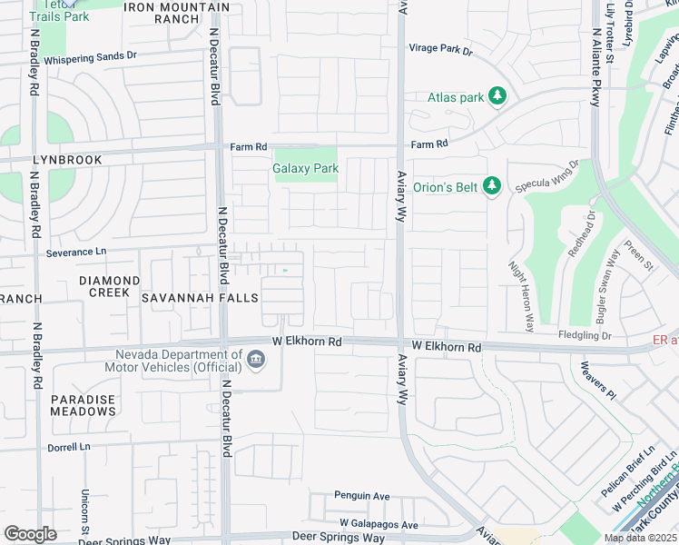 map of restaurants, bars, coffee shops, grocery stores, and more near 4474 Zara Point Avenue in North Las Vegas