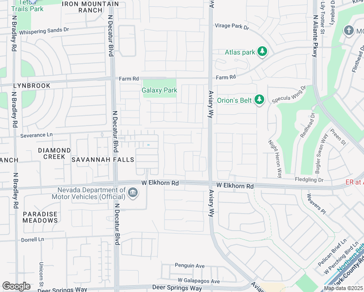 map of restaurants, bars, coffee shops, grocery stores, and more near 4457 Zara Point Avenue in North Las Vegas