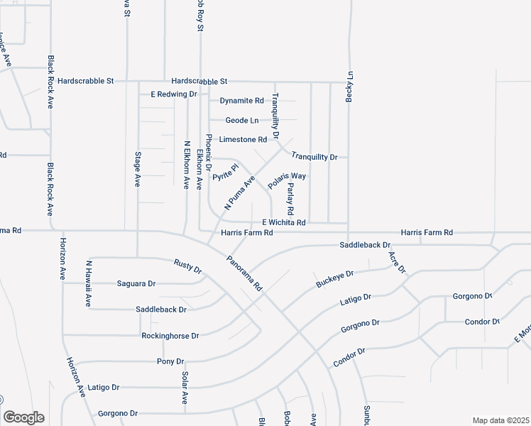map of restaurants, bars, coffee shops, grocery stores, and more near 5030 Mineral Avenue in Pahrump