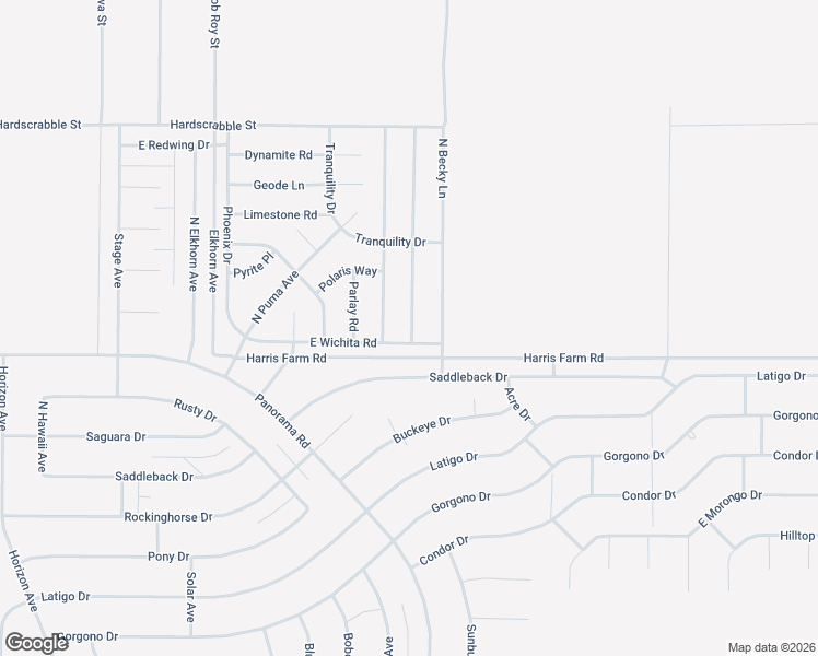map of restaurants, bars, coffee shops, grocery stores, and more near 5050 Overlook Road in Pahrump