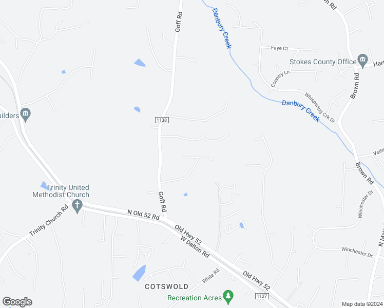 map of restaurants, bars, coffee shops, grocery stores, and more near 204 Oakmont Court in King