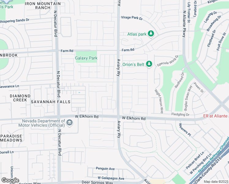map of restaurants, bars, coffee shops, grocery stores, and more near 7336 Sunray Point Street in North Las Vegas