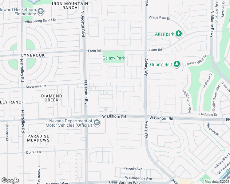 map of restaurants, bars, coffee shops, grocery stores, and more near 7337 Dazzle Point Street in North Las Vegas