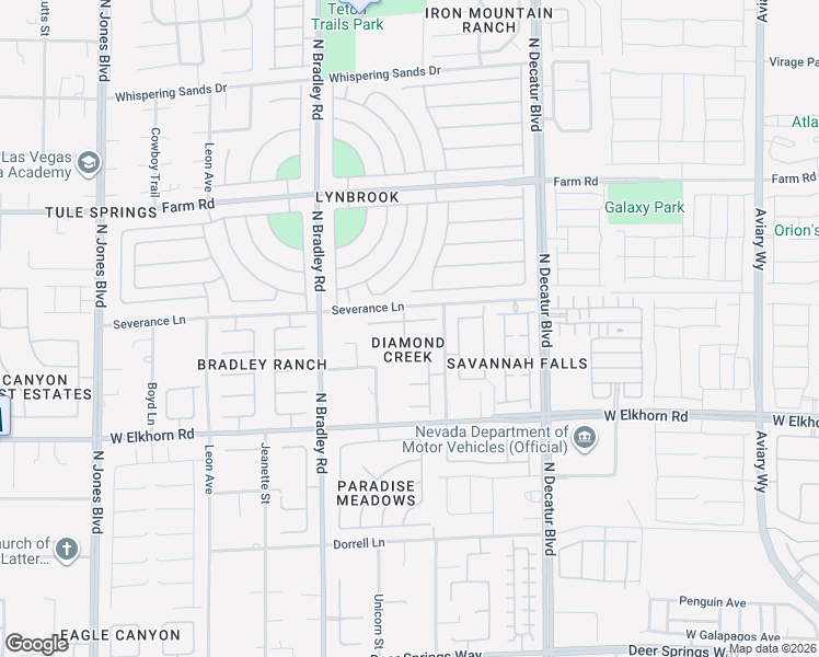 map of restaurants, bars, coffee shops, grocery stores, and more near 5129 Amethyst Creek Court in Las Vegas