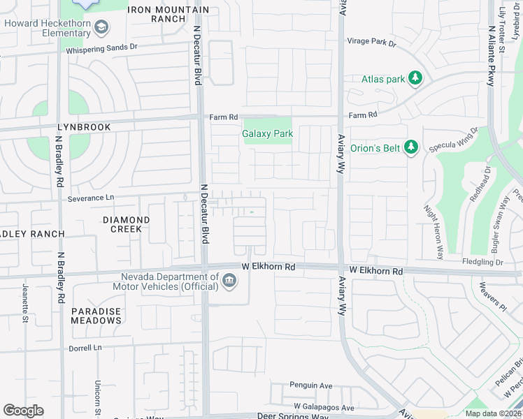 map of restaurants, bars, coffee shops, grocery stores, and more near 7337 Dazzle Point Street in North Las Vegas