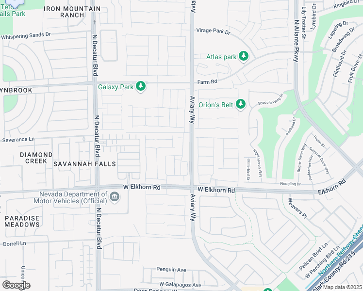 map of restaurants, bars, coffee shops, grocery stores, and more near 7441 Sunray Point Street in North Las Vegas
