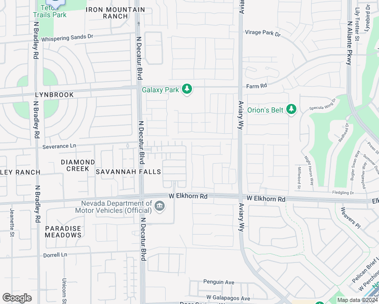 map of restaurants, bars, coffee shops, grocery stores, and more near 7345 Dazzle Point Street in North Las Vegas