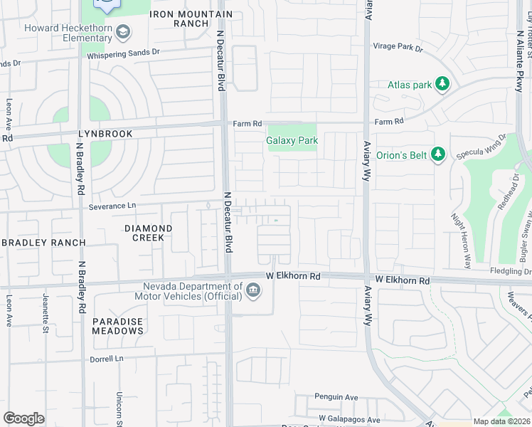 map of restaurants, bars, coffee shops, grocery stores, and more near 7352 Savannah Falls Street in Las Vegas