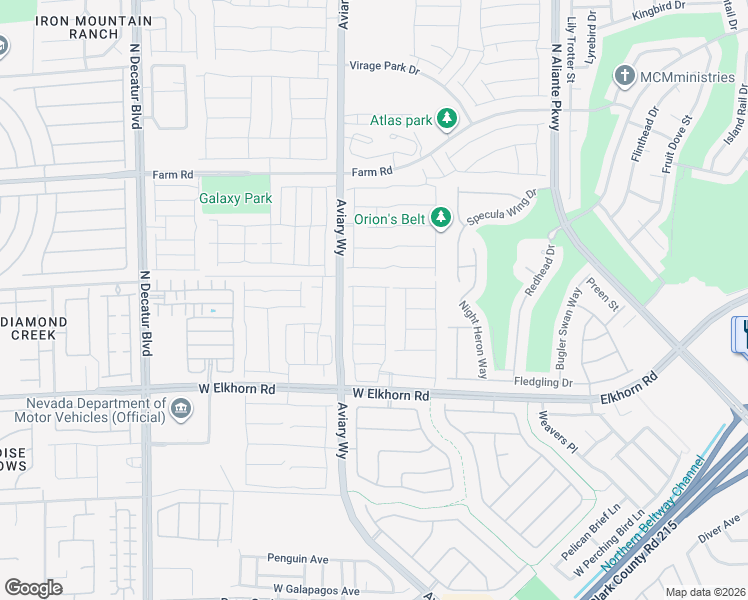 map of restaurants, bars, coffee shops, grocery stores, and more near 4210 Kalinda Avenue in North Las Vegas