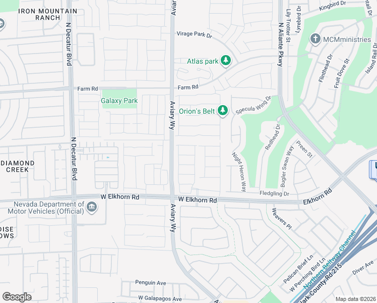 map of restaurants, bars, coffee shops, grocery stores, and more near 4210 Kalinda Avenue in North Las Vegas