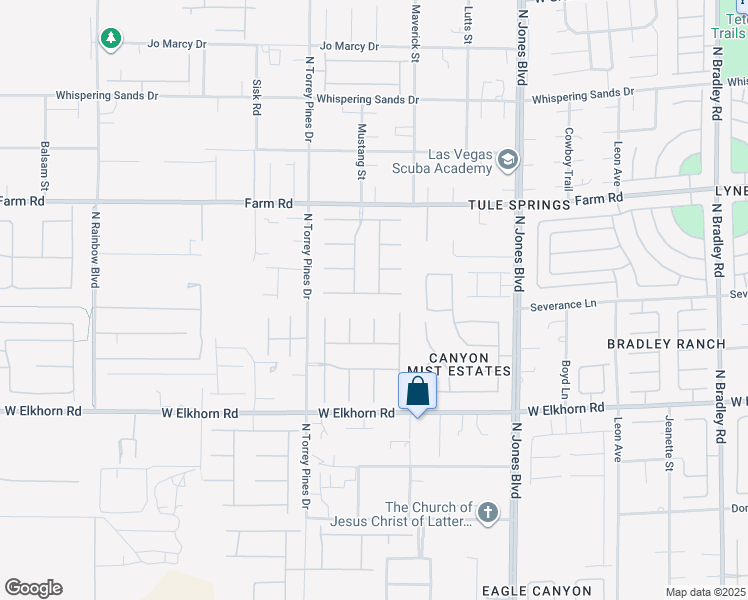 map of restaurants, bars, coffee shops, grocery stores, and more near 6273 Ebony Legends Avenue in Las Vegas
