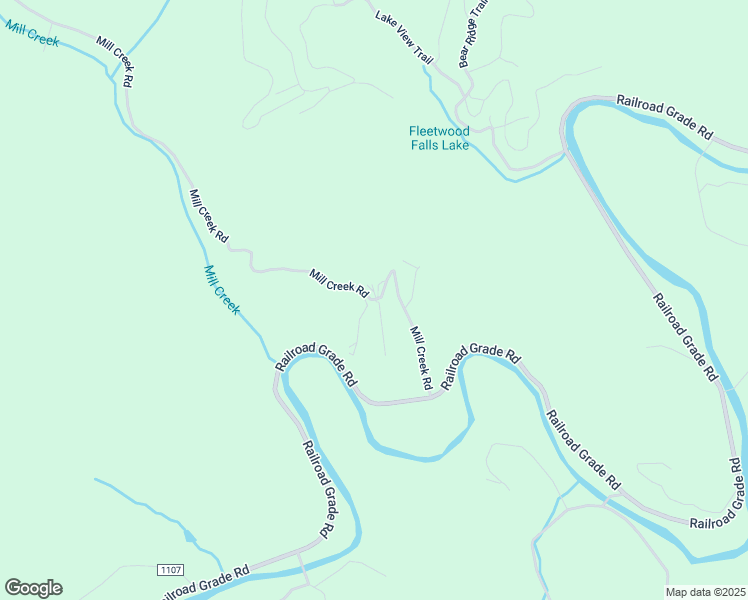 map of restaurants, bars, coffee shops, grocery stores, and more near Mill Creek Road in Fleetwood