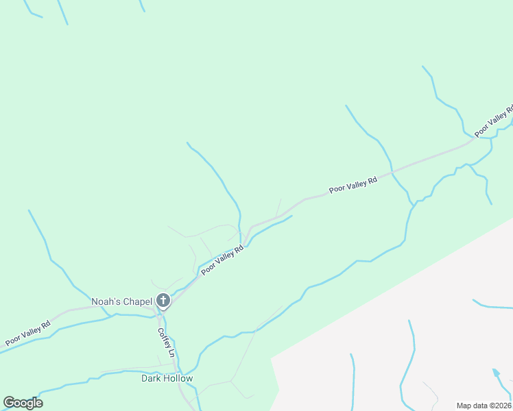 map of restaurants, bars, coffee shops, grocery stores, and more near 3524 Poor Valley Road in Rutledge