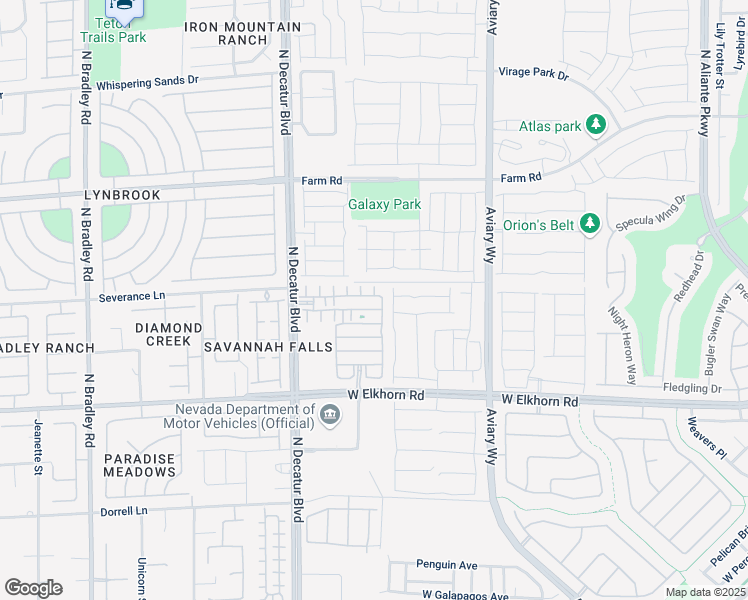map of restaurants, bars, coffee shops, grocery stores, and more near 7337 Dazzle Point Street in North Las Vegas