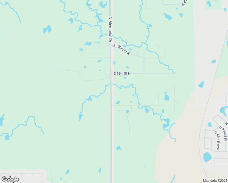 map of restaurants, bars, coffee shops, grocery stores, and more near 9603 North Memorial Drive in Owasso