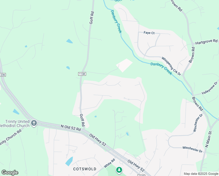 map of restaurants, bars, coffee shops, grocery stores, and more near 104 Conifer Court in King