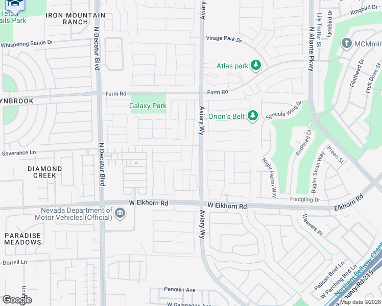 map of restaurants, bars, coffee shops, grocery stores, and more near 7336 Sunray Point Street in North Las Vegas