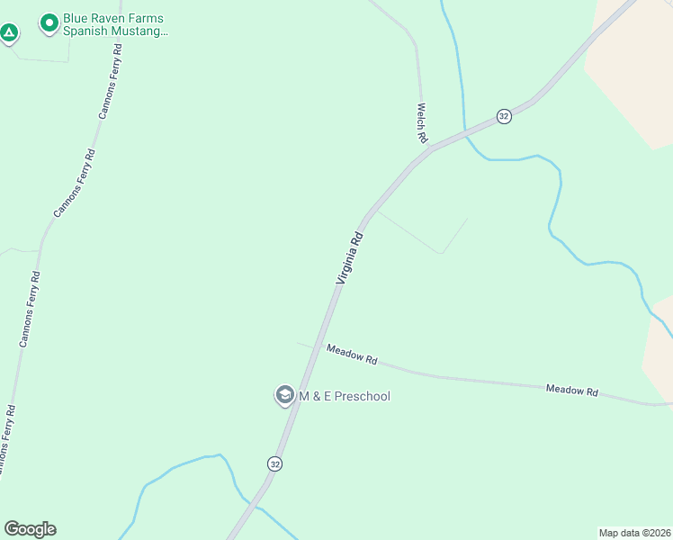 map of restaurants, bars, coffee shops, grocery stores, and more near 3737 Virginia Road in Tyner
