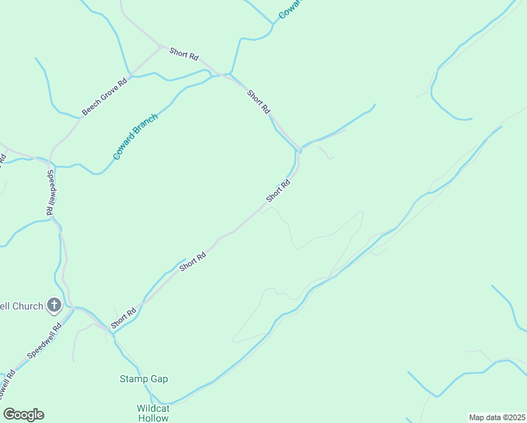 map of restaurants, bars, coffee shops, grocery stores, and more near 287 Short Rd in Bulls Gap