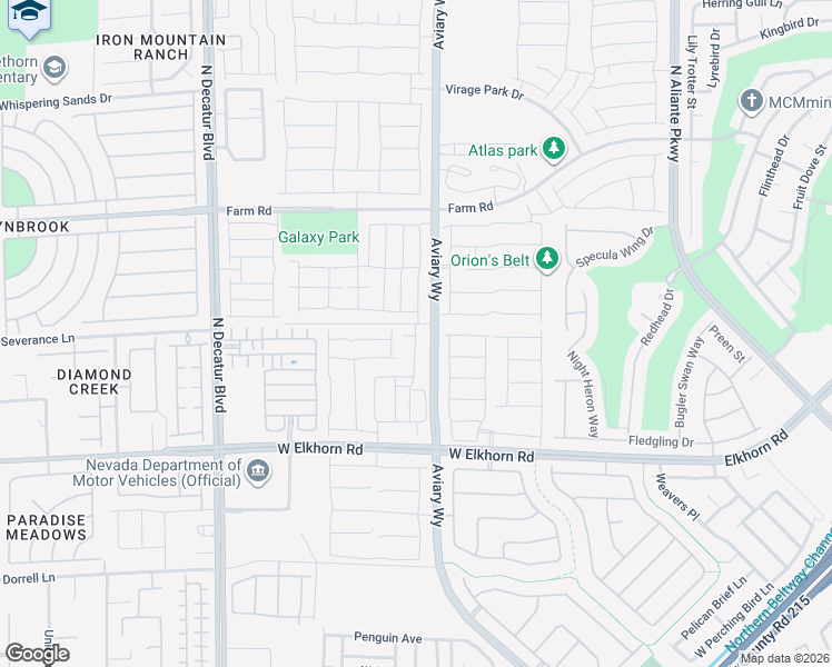 map of restaurants, bars, coffee shops, grocery stores, and more near 7331 Sunray Point Street in North Las Vegas