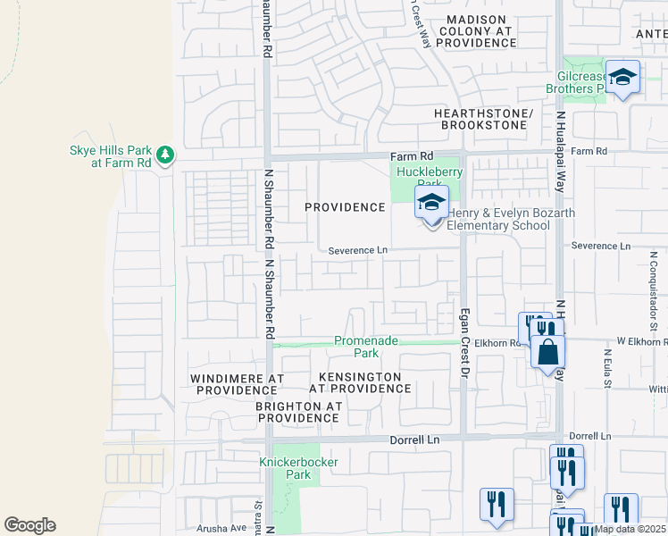 map of restaurants, bars, coffee shops, grocery stores, and more near 10556 Laurelwood Lake Avenue in Las Vegas