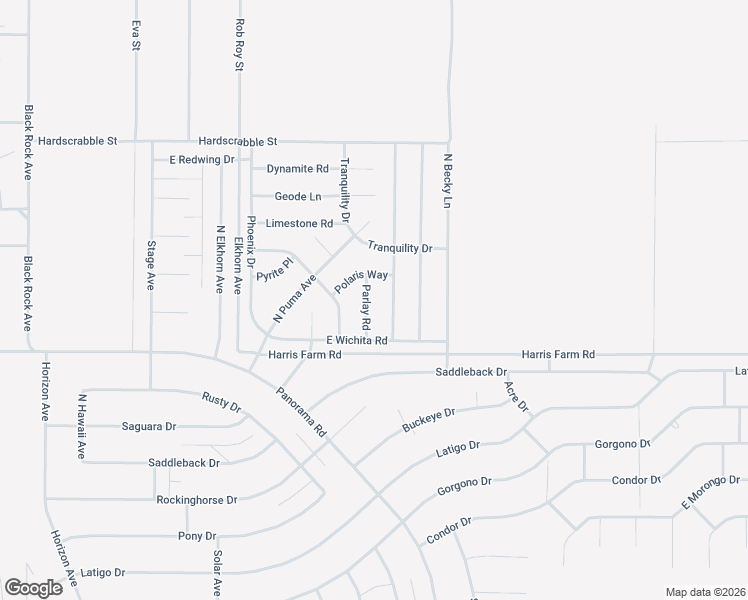 map of restaurants, bars, coffee shops, grocery stores, and more near 5191 Parlay Road in Pahrump