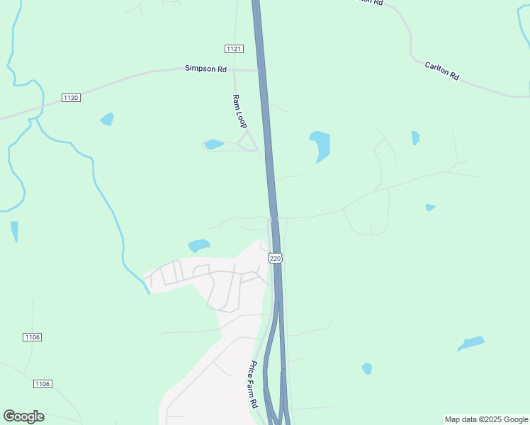map of restaurants, bars, coffee shops, grocery stores, and more near 1716 U.S. 220 in Stokesdale