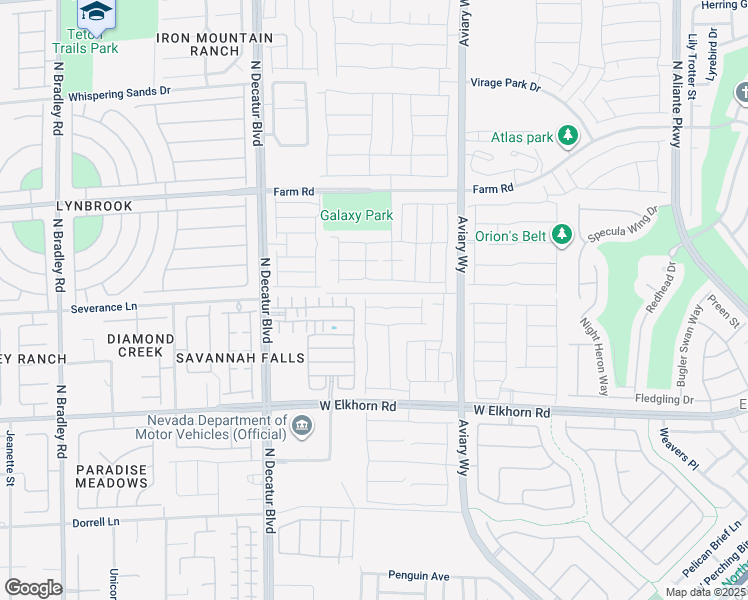 map of restaurants, bars, coffee shops, grocery stores, and more near 4494 Lantern Point Avenue in North Las Vegas