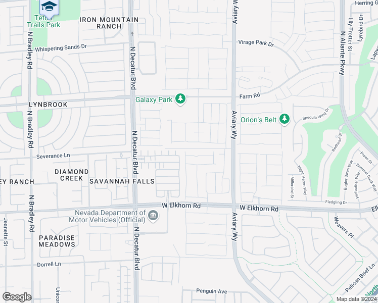 map of restaurants, bars, coffee shops, grocery stores, and more near 4494 Lantern Point Avenue in North Las Vegas