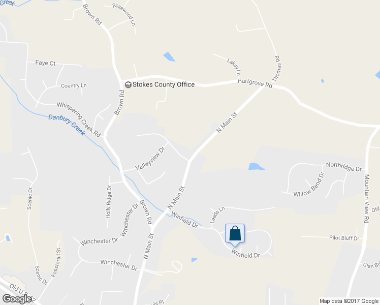 map of restaurants, bars, coffee shops, grocery stores, and more near 605 North Main Street in King