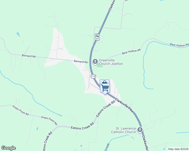 map of restaurants, bars, coffee shops, grocery stores, and more near 5864 Clarksville Pike in Nashville