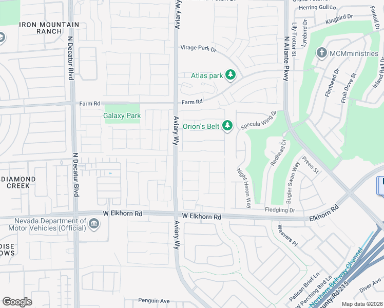 map of restaurants, bars, coffee shops, grocery stores, and more near 4219 Kibraney Avenue in North Las Vegas