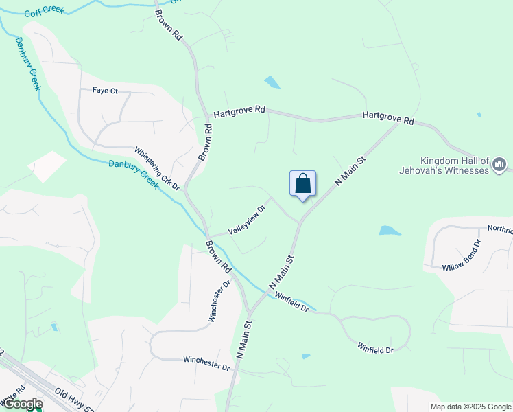 map of restaurants, bars, coffee shops, grocery stores, and more near 110 Valleyview Drive in King